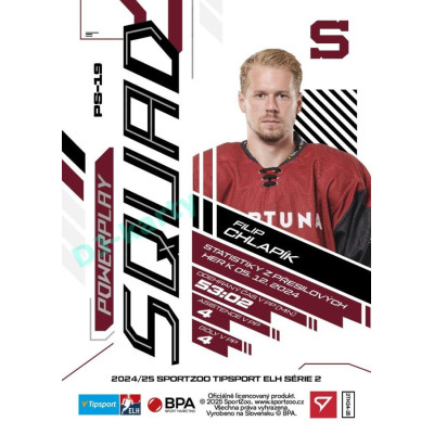 2024/25 Sportzoo ELH 2. serie #PS-19 Filip Chlapík Powerplay Squad