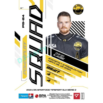 2024/25 Sportzoo ELH 2. serie #PS-24 David Kaše Powerplay Squad