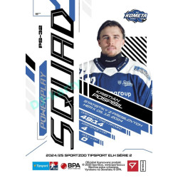 2024/25 Sportzoo ELH 2. serie #PS-32 Kristián Pospíšil Powerplay Squad