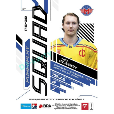 2024/25 Sportzoo ELH 2. serie #PS-39 Nick Olesen Powerplay Squad