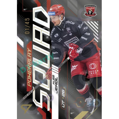 2024/25 Sportzoo ELH 2. serie #PS-51 Aleš Jergl Powerplay Squad Golden Fireworks xx/45