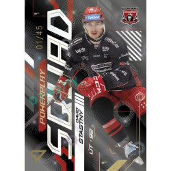 2024/25 Sportzoo ELH 2. serie #PS-53 David Šťastný Powerplay Squad Golden Fireworks xx/45