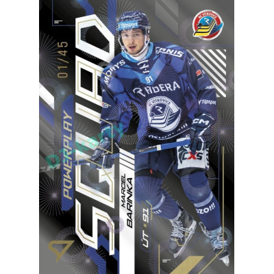 2024/25 Sportzoo ELH 2. serie #PS-56 Marcel Barinka Powerplay Squad Golden Fireworks xx/45