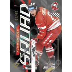 2024/25 Sportzoo ELH 2. serie #PS-61 Jakub Sirota Powerplay Squad Golden Fireworks xx/45