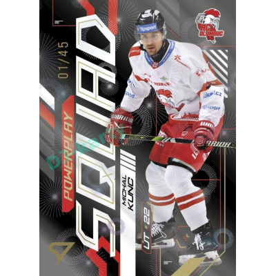 2024/25 Sportzoo ELH 2. serie #PS-64 Michal Kunc Powerplay Squad Golden Fireworks xx/45