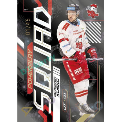 2024/25 Sportzoo ELH 2. serie #PS-65 Silvester Kusko Powerplay Squad Golden Fireworks xx/45