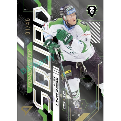 2024/25 Sportzoo ELH 2. serie #PS-79 Alex Lintuniemi Powerplay Squad Golden Fireworks xx/45