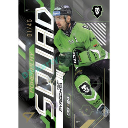 2024/25 Sportzoo ELH 2. serie #PS-80 Filip Pyrochta Powerplay Squad Golden Fireworks xx/45