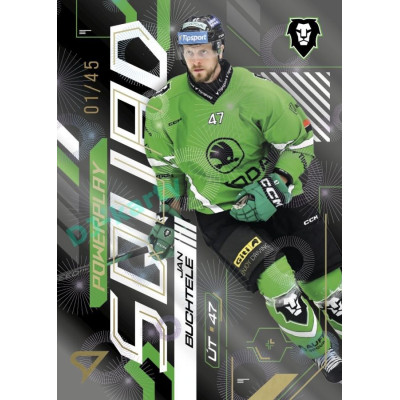 2024/25 Sportzoo ELH 2. serie #PS-81 Jan Buchtele Powerplay Squad Golden Fireworks xx/45