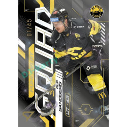 2024/25 Sportzoo ELH 2. serie #PS-27 Filip Sandberg Powerplay Squad Golden Fireworks xx/45