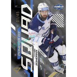 2024/25 Sportzoo ELH 2. serie #PS-35 Hynek Zohorna Powerplay Squad Golden Fireworks xx/45