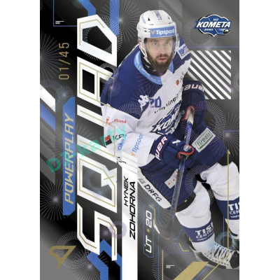 2024/25 Sportzoo ELH 2. serie #PS-35 Hynek Zohorna Powerplay Squad Golden Fireworks xx/45