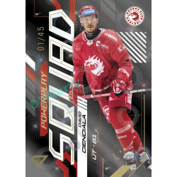 2024/25 Sportzoo ELH 2. serie #PS-04 David Cienciala Powerplay Squad Golden Fireworks xx/45