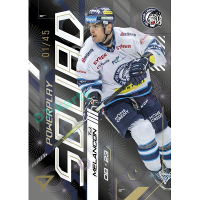 2024/25 Sportzoo ELH 2. serie #PS-42 T.J. Melancon Powerplay Squad Golden Fireworks xx/45