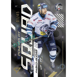 2024/25 Sportzoo ELH 2. serie #PS-43 Martin Faško-Rudáš Powerplay Squad Golden Fireworks xx/45