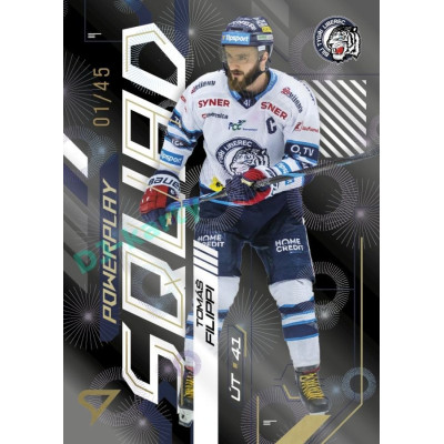 2024/25 Sportzoo ELH 2. serie #PS-44 Tomáš Filippi Powerplay Squad Golden Fireworks xx/45