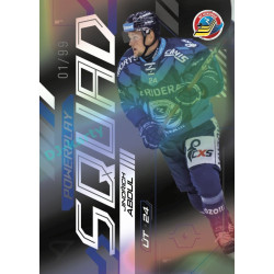 2024/25 Sportzoo ELH 2. serie #PS-55 Jindřich Abdul Powerplay Squad Black Rainbow xx/99