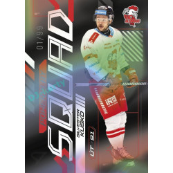 2024/25 Sportzoo ELH 2. serie #PS-65 Silvester Kusko Powerplay Squad Black Rainbow xx/99