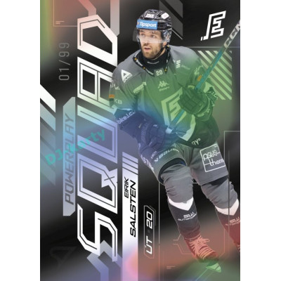 2024/25 Sportzoo ELH 2. serie #PS-72 Eirik Salsten Powerplay Squad Black Rainbow xx/99