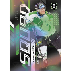 2024/25 Sportzoo ELH 2. serie #PS-79 Alex Lintuniemi Powerplay Squad Black Rainbow xx/99