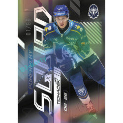 2024/25 Sportzoo ELH 2. serie #PS-86 Jiří Ticháček Powerplay Squad Black Rainbow xx/99