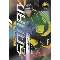 2024/25 Sportzoo ELH 2. serie #PS-22 Jared McIsaac Powerplay Squad Black Rainbow xx/99