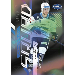 2024/25 Sportzoo ELH 2. serie #PS-34 Adam Zbořil Powerplay Squad Black Rainbow xx/99