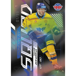 2024/25 Sportzoo ELH 2. serie #PS-41 Tomáš Zohorna Powerplay Squad Black Rainbow xx/99