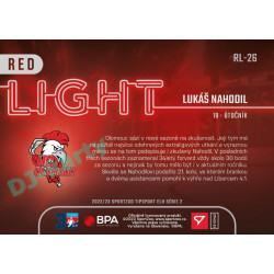 2022/23 Sportzoo ELH 2. série #RL-26 Lukáš Nahodil Red Light