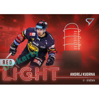 2022/23 Sportzoo ELH 2. série #RL-33 Andrej Kudrna Red Light