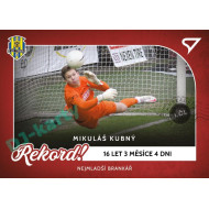 2023 Sportzoo Dekády fotbalové ligy #R-009 NEJMLADŠÍ BRANKÁŘ Rekord!