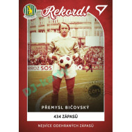 2023 Sportzoo Dekády fotbalové ligy #R-006 NEJVÍCE ODEHRANÝCH ZÁPASŮ Rekord!