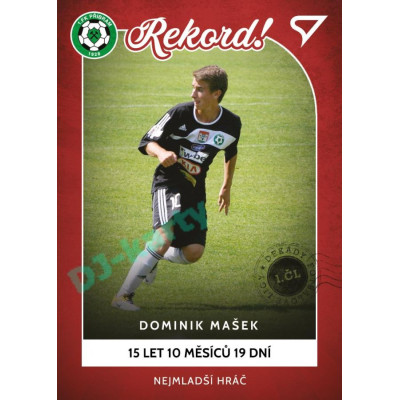 2023 Sportzoo Dekády fotbalové ligy #R-008 NEJMLADŠÍ HRÁČ Rekord!