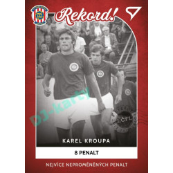 2023 Sportzoo Dekády fotbalové ligy #R-004 NEJVÍCE NEPROMĚNĚNÝCH PENALT Rekord!
