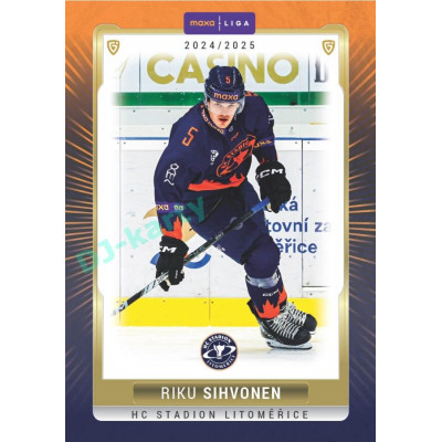 2024/25 Goal Cards Maxa liga 1. série #LIT-19 Riku Sihvonen Parallel 1of15
