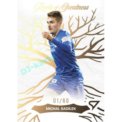 2024/25 Sportzoo Chance Liga 1. série #RG-08 Michal Sadílek Roots of Greatness Copper Tree xx/60
