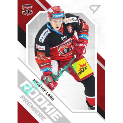 2021/22 Sportzoo TIPSPORT ELH 2. série #RP-17 Kryštof Lang Rookie Premiere