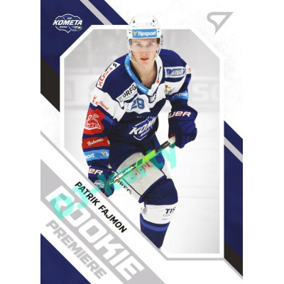 2021/22 Sportzoo TIPSPORT ELH 2. série #RP-22 Patrik Fajmon Rookie Premiere