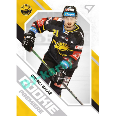 2021/22 Sportzoo TIPSPORT ELH 2. série #RP-30 Ondřej Baláž Rookie Premiere