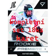 2022/23 Sportzoo ELH 2. série Rookie Premiere kompletní set 18ks karet