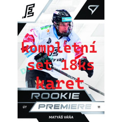 2022/23 Sportzoo ELH 2. série Rookie Premiere kompletní set 18ks karet