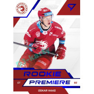 2022/23 Sportzoo ELH 2. série #RP-10 Oskar Haas Rookie Premiere Limited xxx/149
