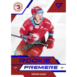 2022/23 Sportzoo ELH 2. série #RP-10 Oskar Haas Rookie Premiere Limited xxx/149