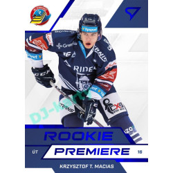 2022/23 Sportzoo ELH 2. série #RP-22 Krzysztof F. Macias Rookie Premiere Limited xxx/149