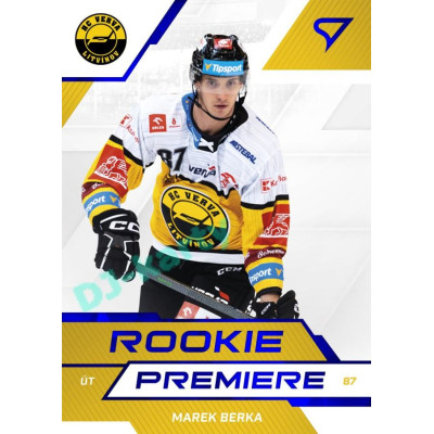2022/23 Sportzoo ELH 2. série #RP-26 Marek Berka Rookie Premiere Limited xxx/149