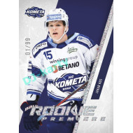 2023/24 Sportzoo ELH 2. serie #RP-19 Jakub Kos Rookie Premiere Showtime xx/99