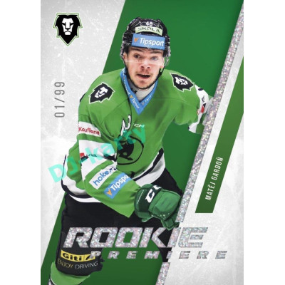 2023/24 Sportzoo ELH 2. serie #RP-21 Matěj Gardoň Rookie Premiere Showtime xx/99