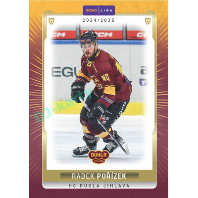2024/25 Goal Cards Maxa liga 1. série #JIH-19 Radek Pořízek Parallel 1of40