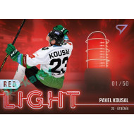 2022/23 Sportzoo ELH 2. série #RL-09 Pavel Kousal Red Light Limited xx/50