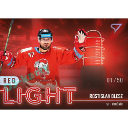 2022/23 Sportzoo ELH 2. série #RL-27 Rostislav Olesz Red Light Limited xx/50